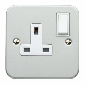 Metal Clad Switched Socket